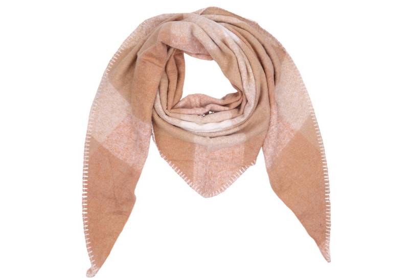 MIRROSI Dreieckstuch kuschliger und warmer Dreiecksschal Kariert Karo ca.190x70 cm, (KARO Muster Kariert , Neue Kollektion Herbst/Winter 2025), in tollen Farben von MIRROSI