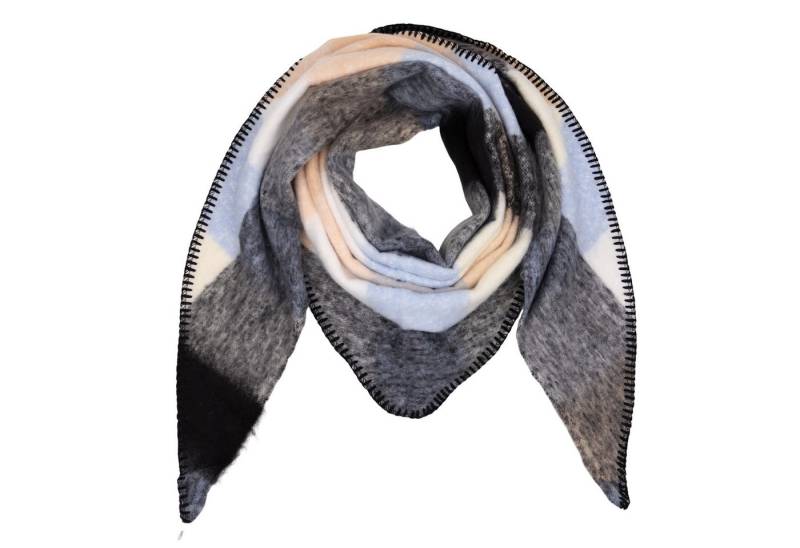 MIRROSI Dreieckstuch kuschliger und warmer Dreiecksschal Kariert Karo ca.190x70 cm, (KARO Muster Kariert , Neue Kollektion Herbst/Winter 2025), in tollen Farben von MIRROSI