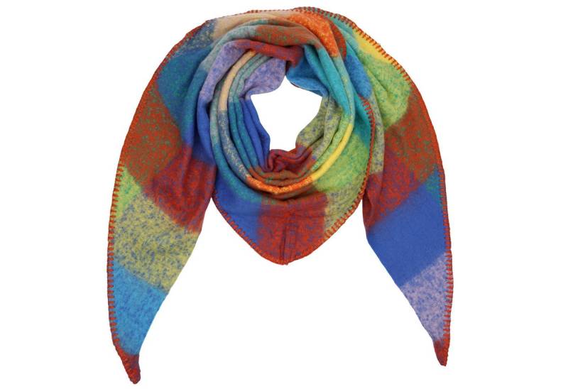 MIRROSI Dreieckstuch kuschliger und warmer Dreiecksschal Kariert Karo ca.190x70 cm, (KARO Muster Kariert , Neue Kollektion Herbst/Winter 2025), in tollen Farben von MIRROSI