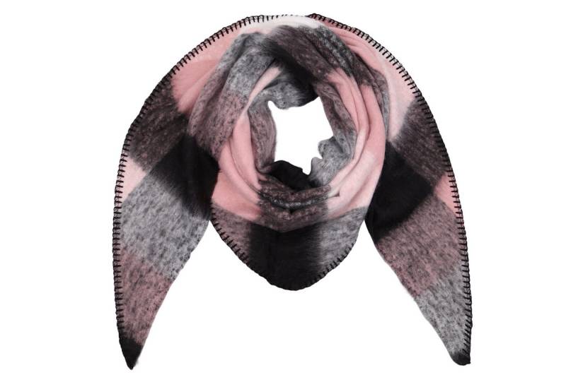 MIRROSI Dreieckstuch kuschliger und warmer Dreiecksschal Kariert Karo ca.190x70 cm, (KARO Muster Kariert , Neue Kollektion Herbst/Winter 2025), in tollen Farben von MIRROSI