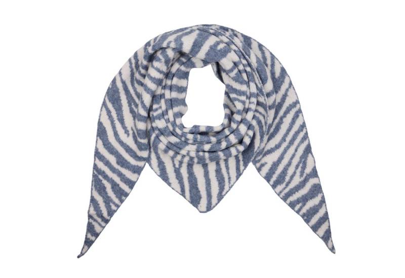MIRROSI Dreieckstuch kuschliger und warmer Dreiecksschal Zebra Muster ca.180x75 cm, (ca. 210 Gramm, Neue Kollektion Herbst/Winter 2025), Trendiges Zebra-Design, wärmend & weich von MIRROSI