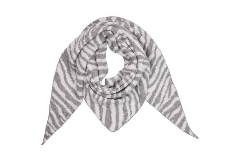 MIRROSI Dreieckstuch kuschliger und warmer Dreiecksschal Zebra Muster ca.180x75 cm, (ca. 210 Gramm, Neue Kollektion Herbst/Winter 2025), Trendiges Zebra-Design, wärmend & weich von MIRROSI