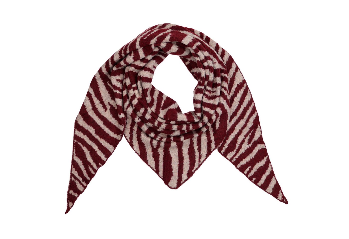 MIRROSI Dreieckstuch kuschliger und warmer Dreiecksschal Zebra Muster ca.180x75 cm, (ca. 210 Gramm, Neue Kollektion Herbst/Winter 2025), Trendiges Zebra-Design, wärmend & weich von MIRROSI