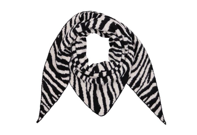 MIRROSI Dreieckstuch kuschliger und warmer Dreiecksschal Zebra Muster ca.180x75 cm, (ca. 210 Gramm, Neue Kollektion Herbst/Winter 2025), Trendiges Zebra-Design, wärmend & weich von MIRROSI