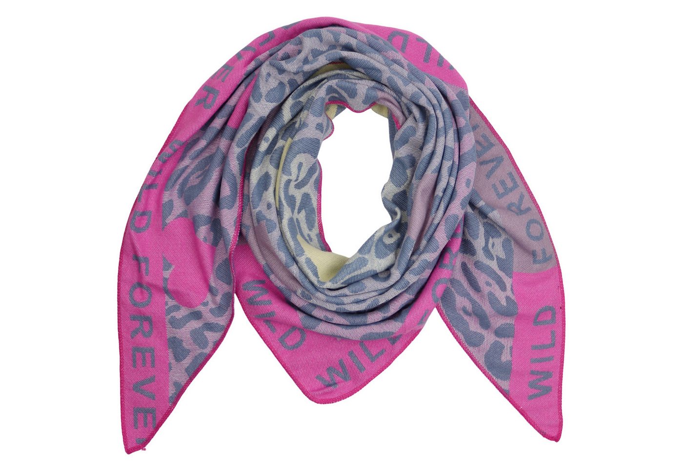 MIRROSI Dreieckstuch kuschliger und warmer Dreiecksschal ca.100x200 cm, (Leo Muster, Neue Kollektion Herbst/Winter 2025), Trendiges LEO-Design, wärmend & weich von MIRROSI