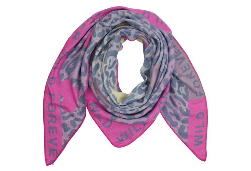 MIRROSI Dreieckstuch kuschliger und warmer Dreiecksschal ca.100x200 cm, (Leo Muster, Neue Kollektion Herbst/Winter 2025), Trendiges LEO-Design, wärmend & weich von MIRROSI