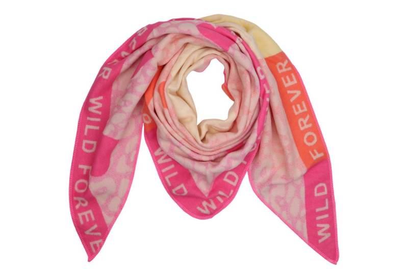 MIRROSI Dreieckstuch kuschliger und warmer Dreiecksschal ca.100x200 cm, (Leo Muster, Neue Kollektion Herbst/Winter 2025), Trendiges LEO-Design, wärmend & weich von MIRROSI