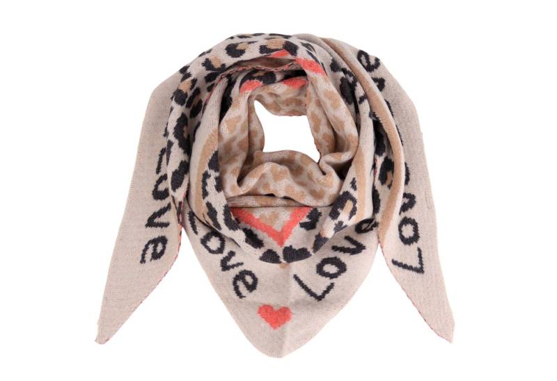 MIRROSI Dreieckstuch kuschliger und warmer Dreiecksschal ca.170x70 cm, (Leo Muster, Neue Kollektion Herbst/Winter 2025), Trendiges LEO-Design, wärmend & weich von MIRROSI