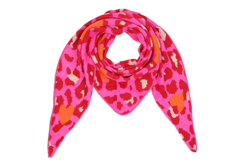 MIRROSI Dreieckstuch kuschliger und warmer Dreiecksschal ca.170x70 cm, (Leo Muster, Neue Kollektion Herbst/Winter 2025), Trendiges LEO-Design, wärmend & weich von MIRROSI