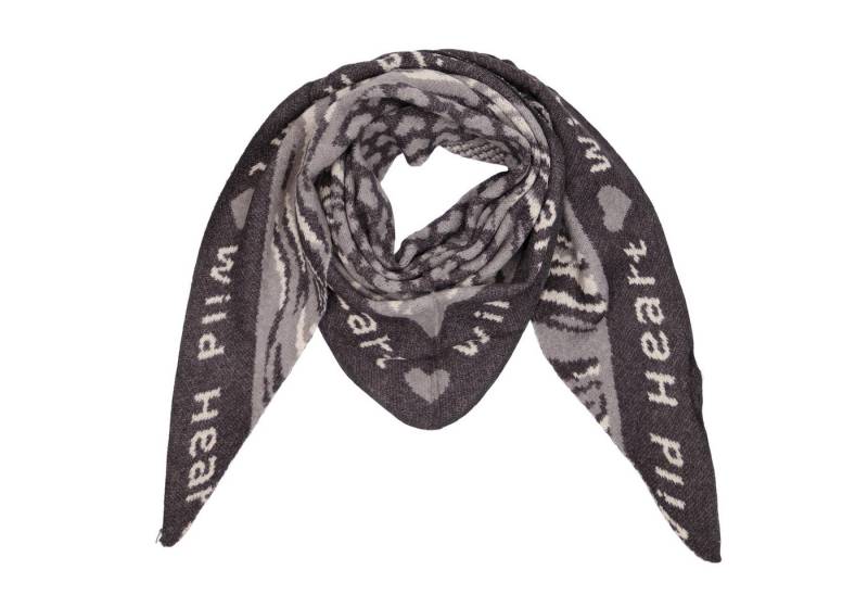 MIRROSI Dreieckstuch kuschliger und warmer Dreiecksschal ca.170x70 cm, (Leo Muster, Neue Kollektion Herbst/Winter 2025), Trendiges LEO-Design, wärmend & weich von MIRROSI