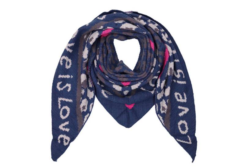 MIRROSI Dreieckstuch kuschliger und warmer Dreiecksschal ca.180x80 cm, (Leo Muster, ca. 220 Gramm, Neue Kollektion Herbst/Winter 2025), Trendiges LEO-Design, wärmend & weich von MIRROSI