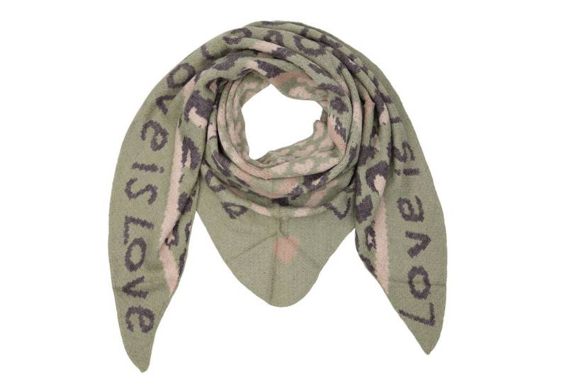 MIRROSI Dreieckstuch kuschliger und warmer Dreiecksschal ca.180x80 cm, (Leo Muster, ca. 220 Gramm, Neue Kollektion Herbst/Winter 2025), Trendiges LEO-Design, wärmend & weich von MIRROSI