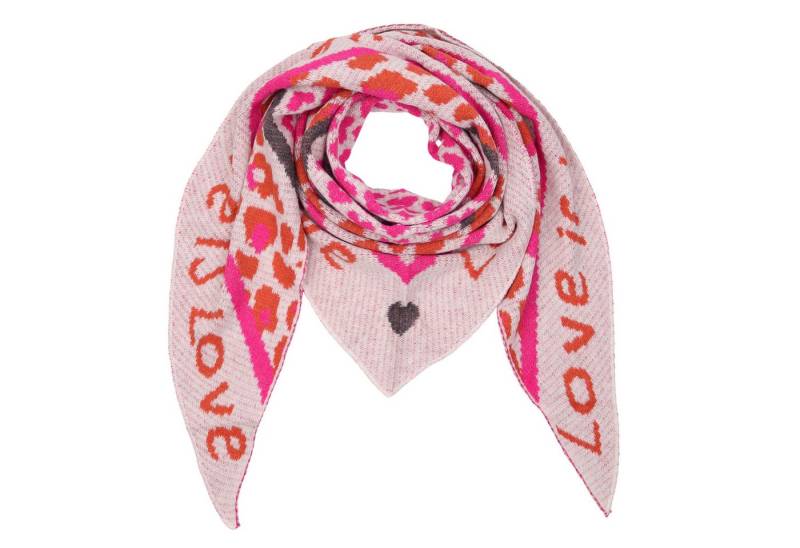 MIRROSI Dreieckstuch kuschliger und warmer Dreiecksschal ca.180x80 cm, (Leo Muster, ca. 220 Gramm, Neue Kollektion Herbst/Winter 2025), Trendiges LEO-Design, wärmend & weich von MIRROSI