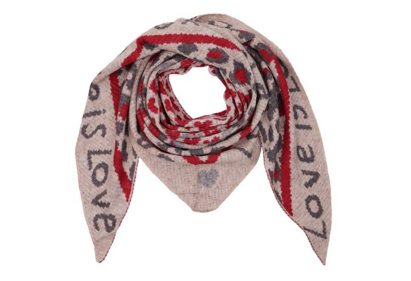 MIRROSI Dreieckstuch kuschliger und warmer Dreiecksschal ca.180x80 cm, (Leo Muster, ca. 220 Gramm, Neue Kollektion Herbst/Winter 2025), Trendiges LEO-Design, wärmend & weich von MIRROSI