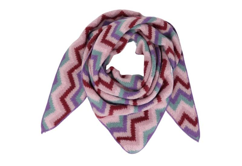 MIRROSI Dreieckstuch kuschliger und warmer Dreiecksschal ca.180x900 cm XXL, Trendiges Regenbogen-Design, wärmend & weich von MIRROSI