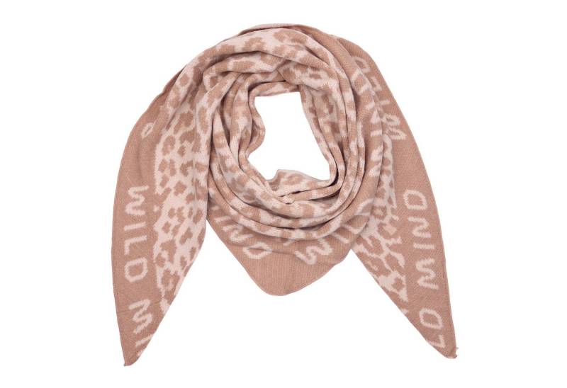 MIRROSI Dreieckstuch kuschliger und warmer Dreiecksschal ca.190x80 cm, (Leo Muster, Neue Kollektion Herbst/Winter 2025), Trendiges LEO-Design, wärmend & weich von MIRROSI