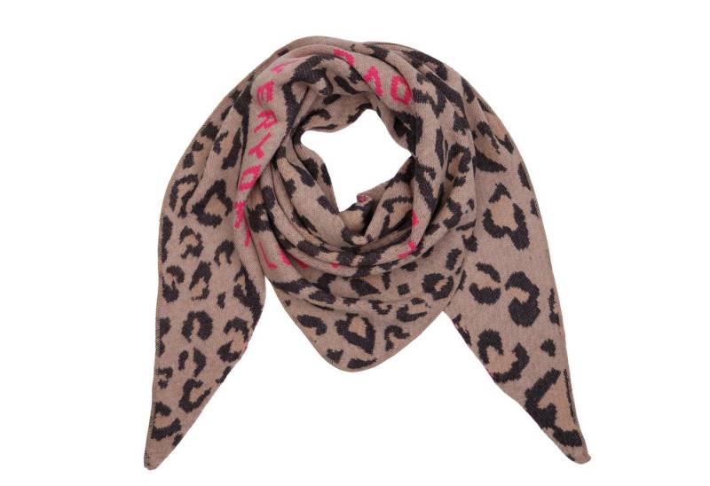 MIRROSI Dreieckstuch kuschliger und warmer Dreiecksschal ca.190x80 cm, (Leo Muster, Neue Kollektion Herbst/Winter 2025), Trendiges LEO-Design, wärmend & weich von MIRROSI