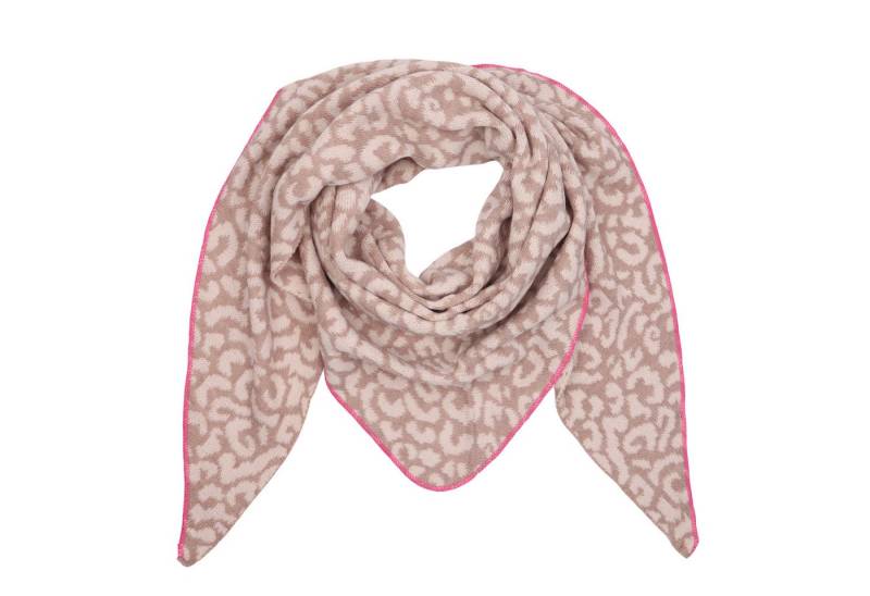 MIRROSI Dreieckstuch kuschliger und warmer Dreiecksschal ca.190x80 cm, (Leo Muster, Neue Kollektion Herbst/Winter 2025), Trendiges LEO-Design, wärmend & weich von MIRROSI