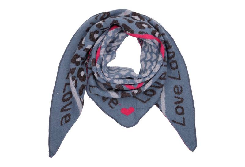 MIRROSI Dreieckstuch kuschliger und warmer Dreiecksschal ca.190x80 cm, (Leo Muster, Neue Kollektion Herbst/Winter 2025), Trendiges LEO-Design, wärmend & weich von MIRROSI