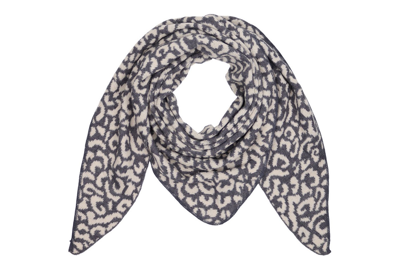 MIRROSI Dreieckstuch kuschliger und warmer Dreiecksschal ca.190x80 cm, (Leo Muster, Neue Kollektion Herbst/Winter 2025), Trendiges LEO-Design, wärmend & weich von MIRROSI