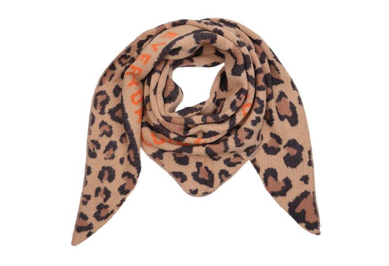 MIRROSI Dreieckstuch kuschliger und warmer Dreiecksschal ca.190x80 cm, (Leo Muster, Neue Kollektion Herbst/Winter 2025), Trendiges LEO-Design, wärmend & weich von MIRROSI