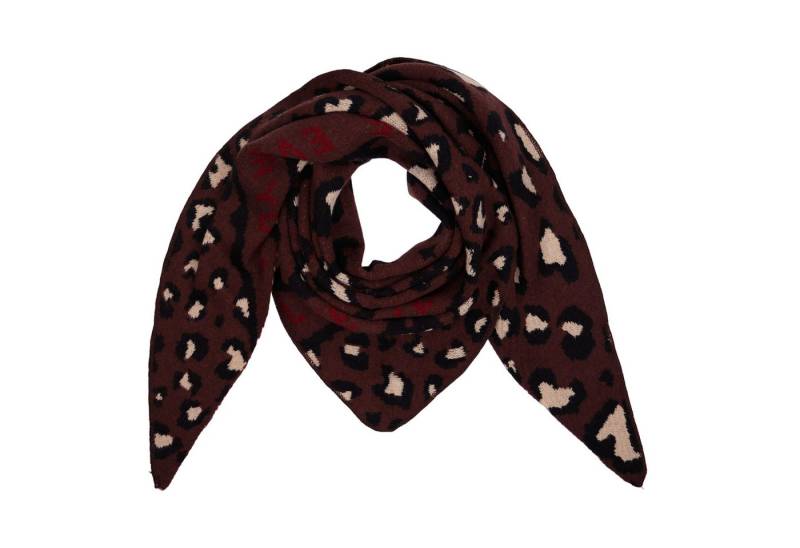 MIRROSI Dreieckstuch kuschliger und warmer Dreiecksschal ca.190x80 cm, (Leo Muster, Neue Kollektion Herbst/Winter 2025), Trendiges LEO-Design, wärmend & weich von MIRROSI