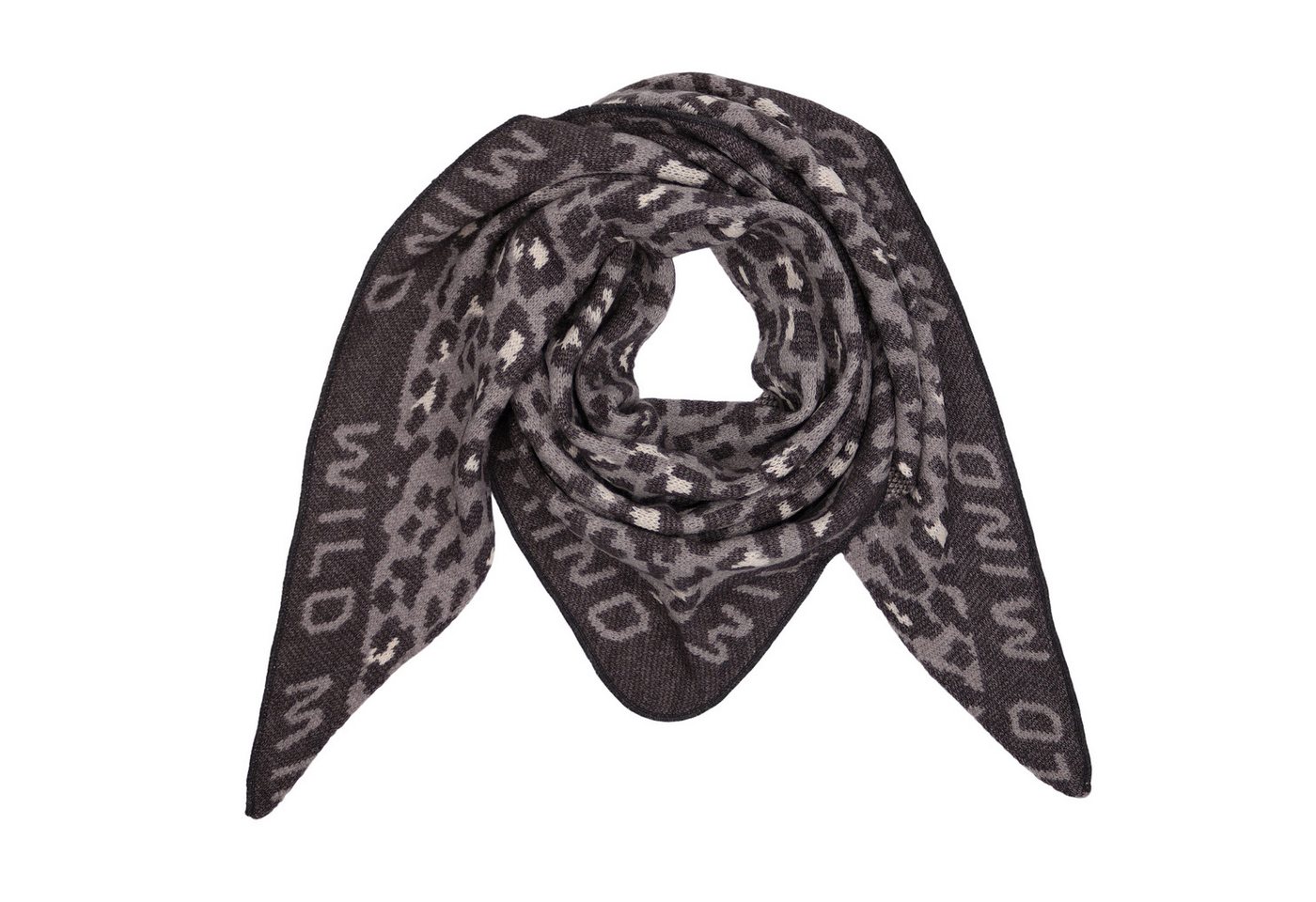 MIRROSI Dreieckstuch kuschliger und warmer Dreiecksschal ca.190x80 cm, (Leo Muster, Neue Kollektion Herbst/Winter 2025), Trendiges LEO-Design, wärmend & weich von MIRROSI