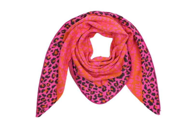 MIRROSI Dreieckstuch kuschliger und warmer Dreiecksschal ca.190x80 cm, (Leo Muster, Neue Kollektion Herbst/Winter 2025), Trendiges LEO-Design, wärmend & weich von MIRROSI