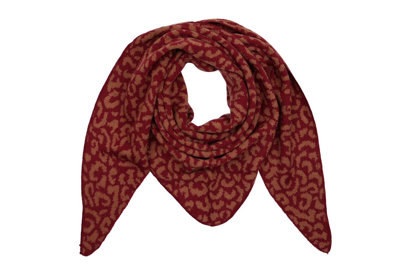 MIRROSI Dreieckstuch kuschliger und warmer Dreiecksschal ca.190x80 cm, (Leo Muster, Neue Kollektion Herbst/Winter 2025), Trendiges LEO-Design, wärmend & weich von MIRROSI