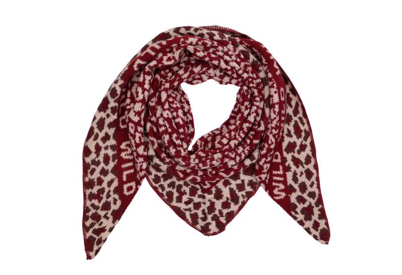 MIRROSI Dreieckstuch kuschliger und warmer Dreiecksschal ca.190x80 cm, (Leo Muster, Neue Kollektion Herbst/Winter 2025), Trendiges LEO-Design, wärmend & weich von MIRROSI