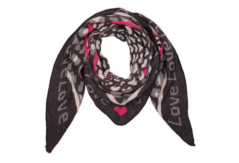 MIRROSI Dreieckstuch kuschliger und warmer Dreiecksschal ca.190x80 cm, (Leo Muster, Neue Kollektion Herbst/Winter 2025), Trendiges LEO-Design, wärmend & weich von MIRROSI