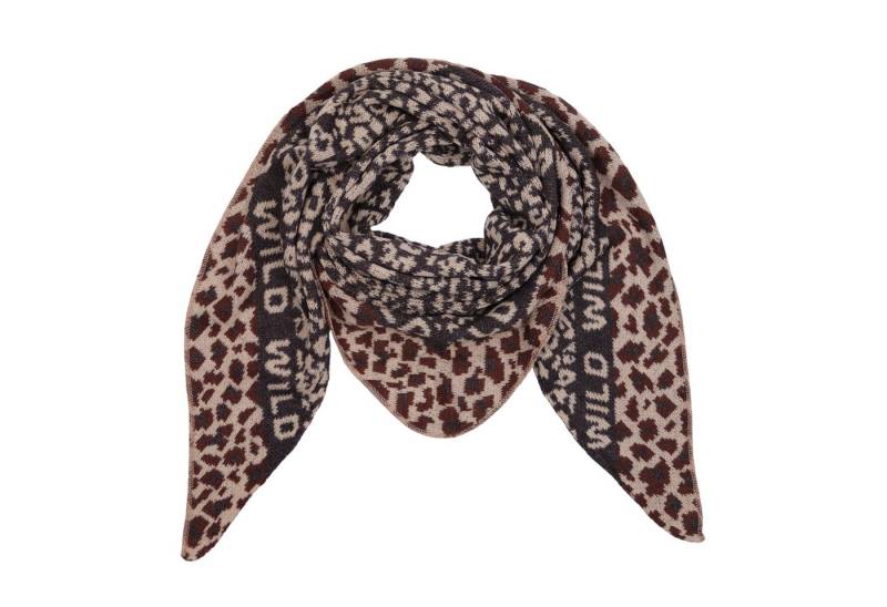 MIRROSI Dreieckstuch kuschliger und warmer Dreiecksschal ca.190x80 cm, (Leo Muster, Neue Kollektion Herbst/Winter 2025), Trendiges LEO-Design, wärmend & weich von MIRROSI