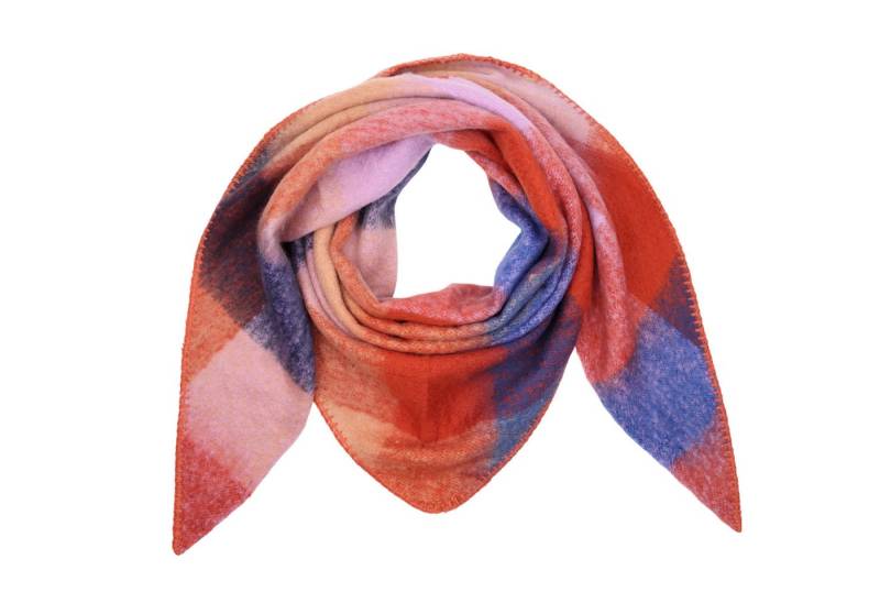 MIRROSI Dreieckstuch kuschliger und warmer Dreiecksschal ca.198x65 cm, (KARO Muster Kariert), in tollen Farben von MIRROSI