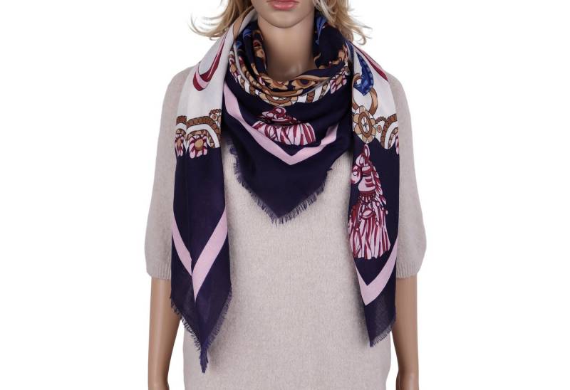 MIRROSI Dreieckstuch weicher Quadratisches Tuch 130x130cm leicht Frühling Sommer, (Neue Kollektion Frühling/Sommer 2026), Trendiges Desgin, leicht und weich von MIRROSI