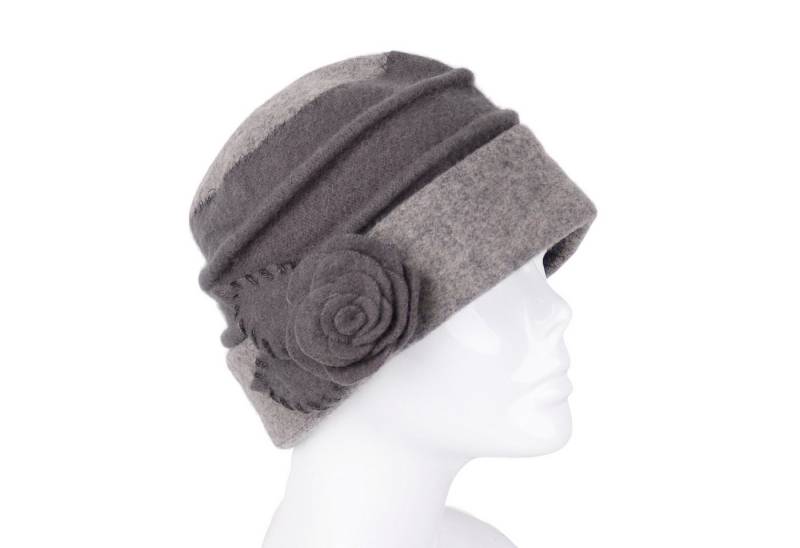 MIRROSI Filzhut Damen Wollfilzhut Wollhut mit Blumen 100% Schurwolle MIRROSI Filzhut Damen Wollfilzhut Wollhut mit Blumen 100% Schurwolle von MIRROSI