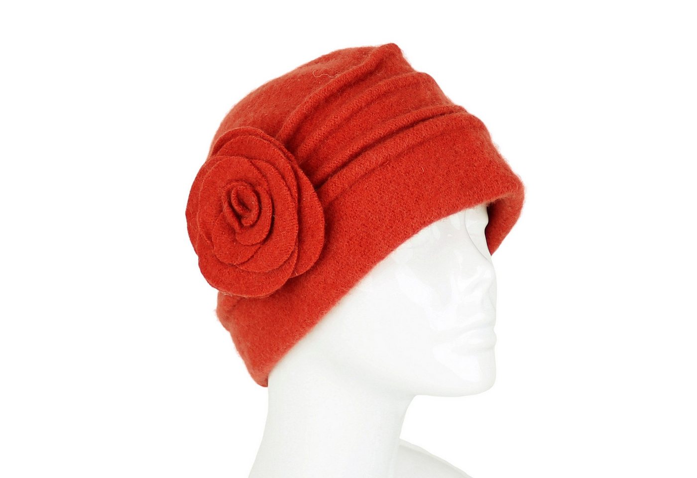 MIRROSI Filzhut Damen Wollfilzhut Wollhut mit Blumen 100% Schurwolle MIRROSI Filzhut Damen Wollfilzhut Wollhut mit Blumen 100% Schurwolle von MIRROSI