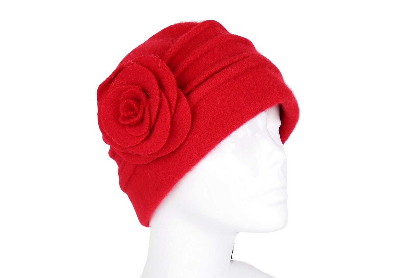 MIRROSI Filzhut Damen Wollfilzhut Wollhut mit Blumen 100% Schurwolle MIRROSI Filzhut Damen Wollfilzhut Wollhut mit Blumen 100% Schurwolle von MIRROSI
