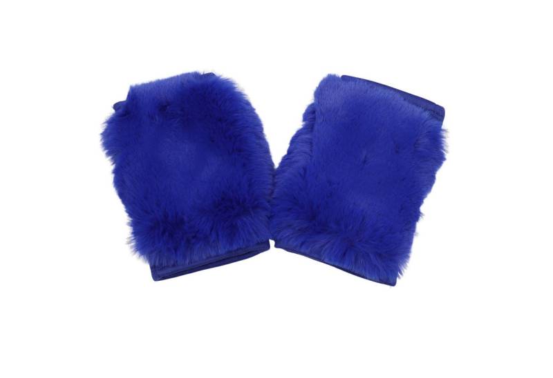 MIRROSI Fleecehandschuhe Damen Fingerlosen Handschuhe aus Kunst-Teddyfell aus kuscheligem Kunst-Teddyfell von MIRROSI