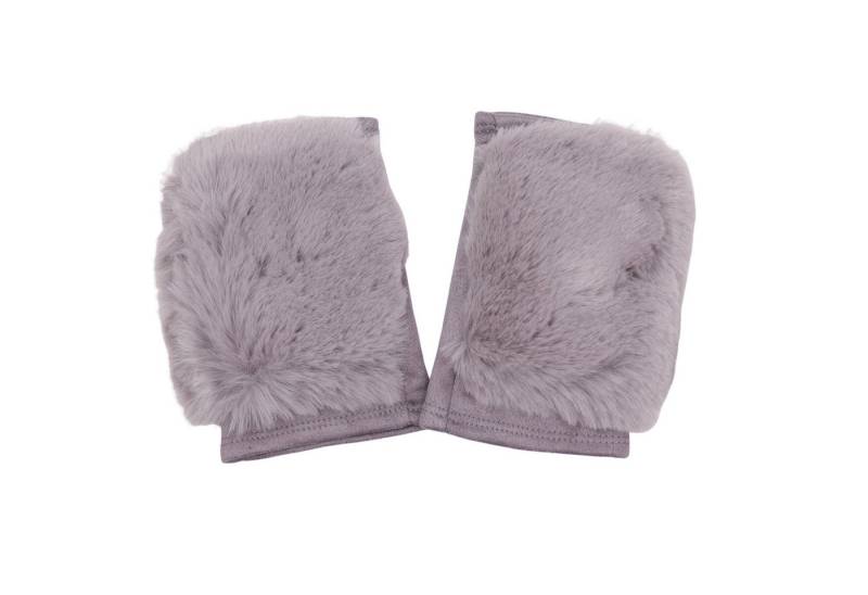 MIRROSI Fleecehandschuhe Damen Fingerlosen Handschuhe aus Kunst-Teddyfell aus kuscheligem Kunst-Teddyfell von MIRROSI