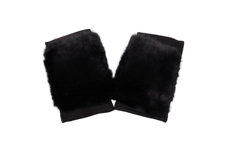 MIRROSI Fleecehandschuhe Damen Fingerlosen Handschuhe aus Kunst-Teddyfell aus kuscheligem Kunst-Teddyfell von MIRROSI
