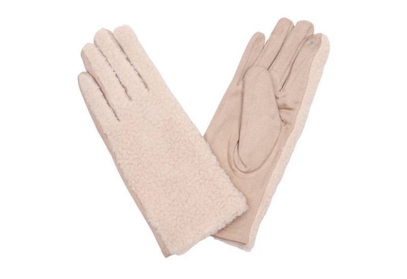 MIRROSI Fleecehandschuhe Damen Handschuhe aus Teddyfell, Warm und Kuschelig (Einheitsgröße) Touchscreen, leicht gefüttert ideal für Herbst, Winter von MIRROSI