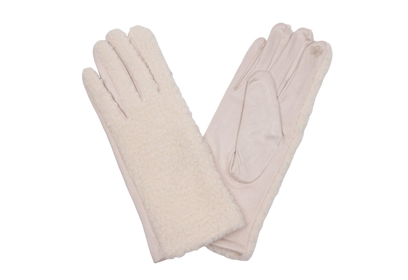 MIRROSI Fleecehandschuhe Damen Handschuhe aus Teddyfell, Warm und Kuschelig (Einheitsgröße) Touchscreen, leicht gefüttert ideal für Herbst, Winter von MIRROSI