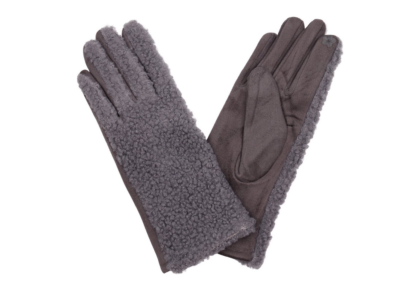 MIRROSI Fleecehandschuhe Damen Handschuhe aus Teddyfell, Warm und Kuschelig (Einheitsgröße) Touchscreen, leicht gefüttert ideal für Herbst, Winter von MIRROSI