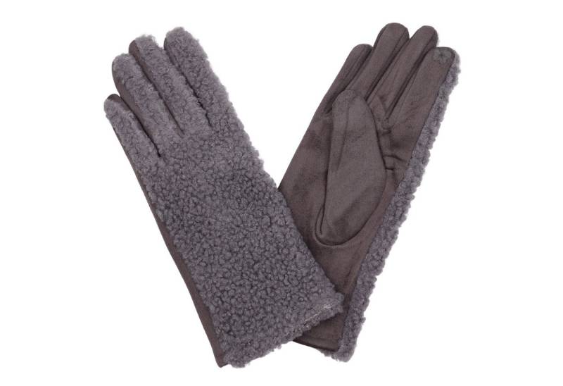 MIRROSI Fleecehandschuhe Damen Handschuhe aus Teddyfell, Warm und Kuschelig (Einheitsgröße) Touchscreen, leicht gefüttert ideal für Herbst, Winter von MIRROSI