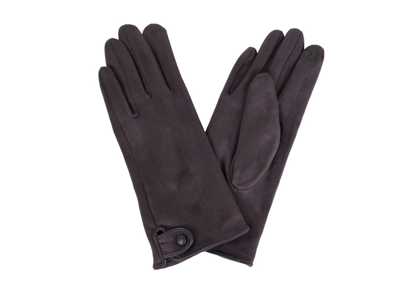 MIRROSI Fleecehandschuhe Damen Touchscreen Handschuhe gefüttert Warm ONESIZE (BASIC zeitlos für immer) aus Stoff sehr weich und warm ideal für Herbst oder Winter von MIRROSI