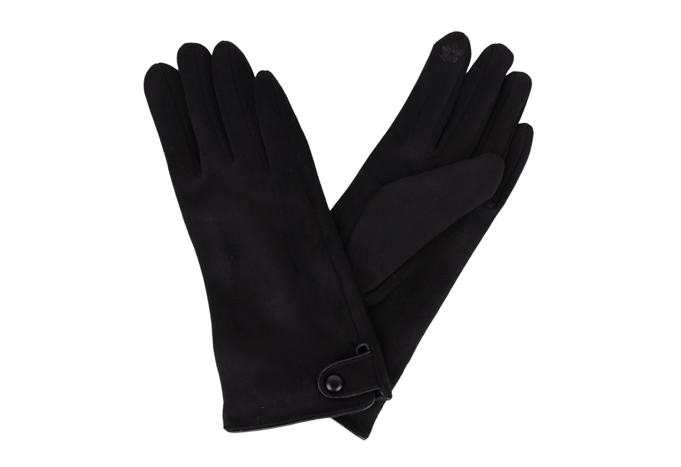 MIRROSI Fleecehandschuhe Damen Touchscreen Handschuhe gefüttert Warm ONESIZE (BASIC zeitlos für immer) aus Stoff sehr weich und warm ideal für Herbst oder Winter von MIRROSI