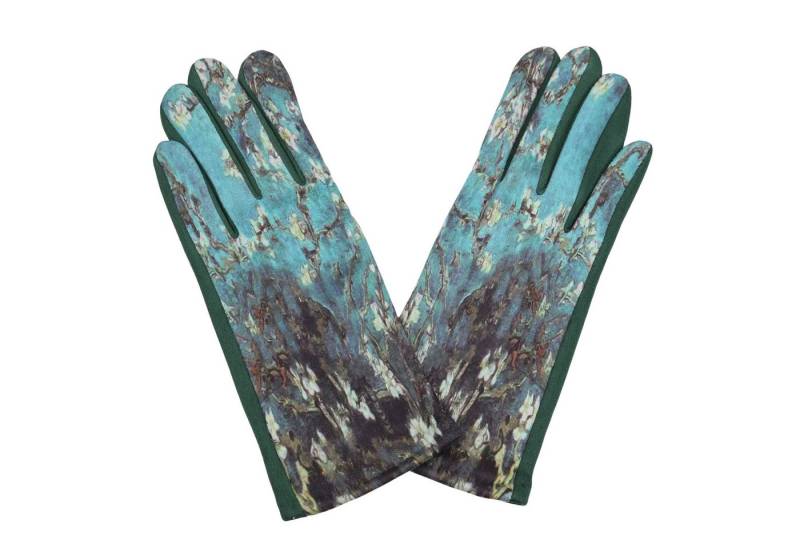 MIRROSI Fleecehandschuhe Damen Touchscreen Handschuhe gefüttert Warm ONESIZE (Wunderschöne Prints) aus Stoff sehr weich und warm ideal für Herbst oder Winter von MIRROSI