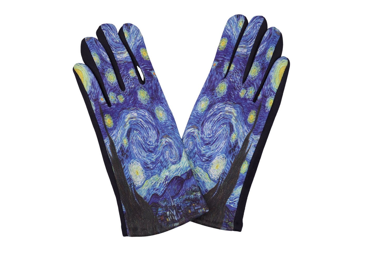 MIRROSI Fleecehandschuhe Damen Touchscreen Handschuhe gefüttert Warm ONESIZE (Wunderschöne Prints) aus Stoff sehr weich und warm ideal für Herbst oder Winter von MIRROSI