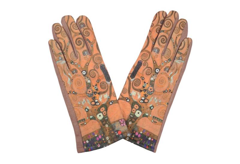 MIRROSI Fleecehandschuhe Damen Touchscreen Handschuhe gefüttert Warm ONESIZE (Wunderschöne Prints) aus Stoff sehr weich und warm ideal für Herbst oder Winter von MIRROSI