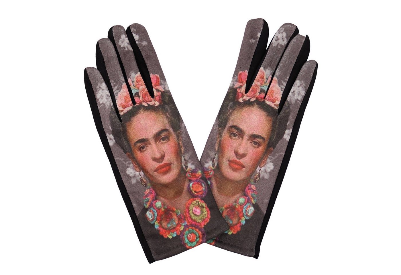 MIRROSI Fleecehandschuhe Damen Touchscreen Handschuhe gefüttert Warm ONESIZE (Wunderschöne Prints) aus Stoff sehr weich und warm ideal für Herbst oder Winter von MIRROSI